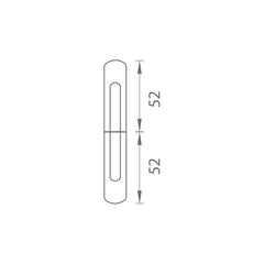 FT - kryt závěsu - čepice válečků pro panty a panty