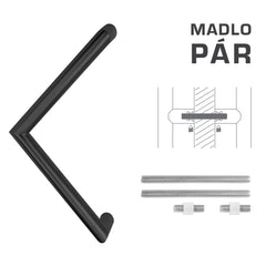 FT - RUKOJEŤ kód K14 â'¬Å¡Â¬Â¹Ã†â€™Â¦ 30 mm UN pár - Kulaté odsazené rukojeti