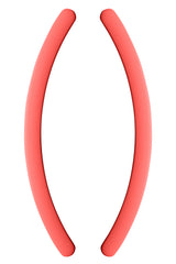 CB - Posuvné kliky dveří - pár - Zaokrouhlení kliky