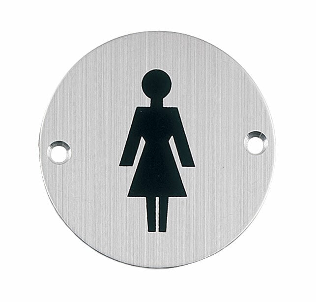 Ti - Pictogram "Ladies" - Round