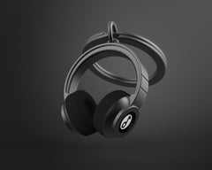 MTM - Key FOB - Sluchátka černá - klíčová prsteny