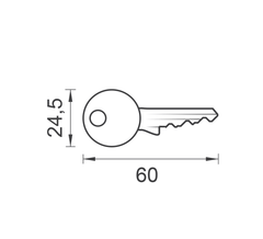 DORMAKABA DK - AP1000 S VLASTNÍ RATCHET Wrench - VK - AP1000 Keys