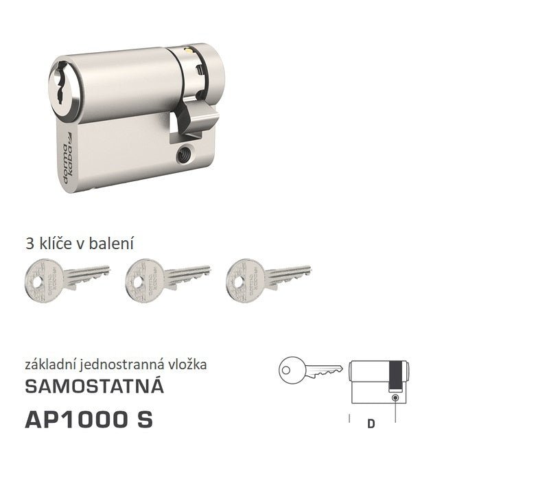 DK - AP1000 S jednostránka - samostatné konstrukční vložky