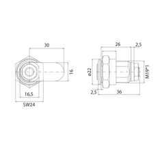 Dormakaba DK - Box Lock Penta Plus S/US BMZ - Příslušenství poštovní schránky