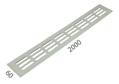 Šířka mřížky SRL - Alfa ventilační mřížka 60 x 2000 mm - šířka mřížek 60 mm