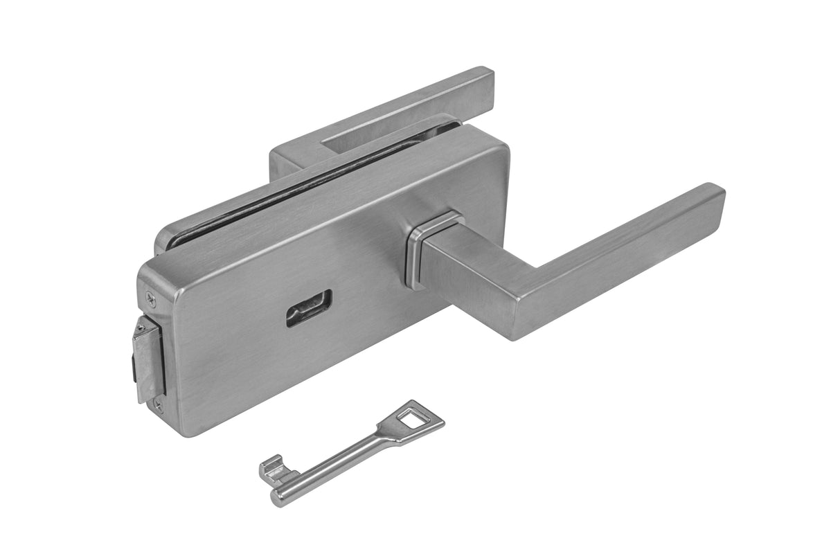 MP - Unikátní R8 - Glass Lock With Quadra Handle - BBQ - zámky pro skleněné dveře