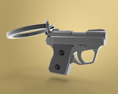 MTM - Key Fob - Pistol Black - Klíčové prsteny