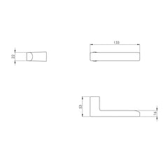VM - BAAR - minimalistické úchyty bez rozettů