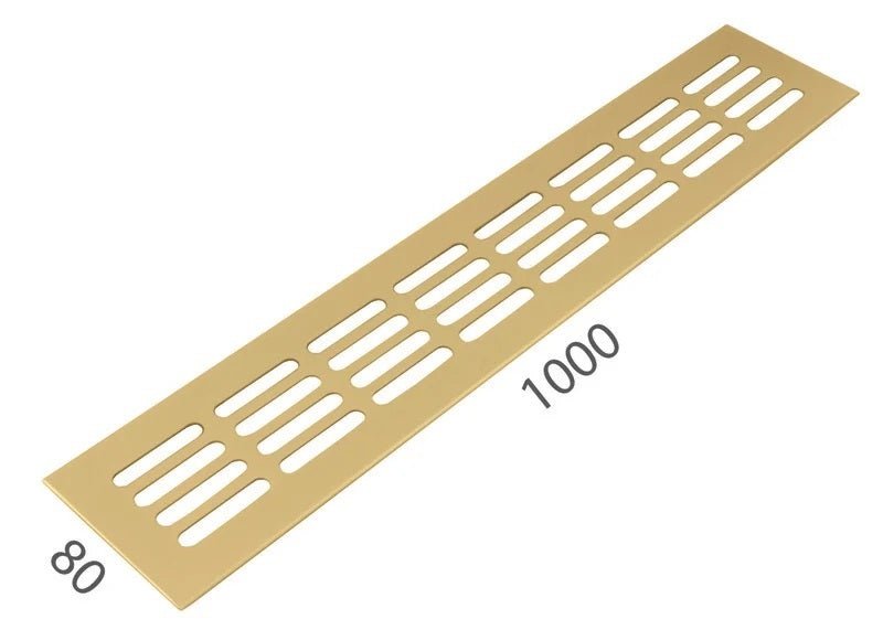 SRL - Šířka větrací mřížky ALFA 80 x 1000 mm - Šířka mřížek 80 mm