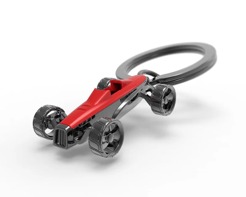 MTM - Key Key - Racing Car Red -Black - Klíčové prsteny