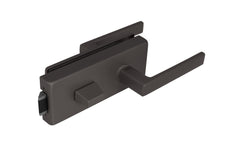 TI - ZÁMEK na sklo s klikou SONIA 4026 - WC - Zámky na skleněné dveře