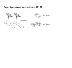SC - balení posuvného systému 100 leggera art.0117p