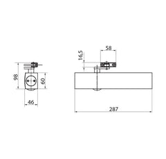 GZ - TS 4000 Hanger Self -Closer