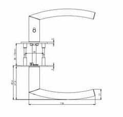 GK - Lorita Piatta S - R - S2L s uzamčením - držadla na kulatých rozemelech