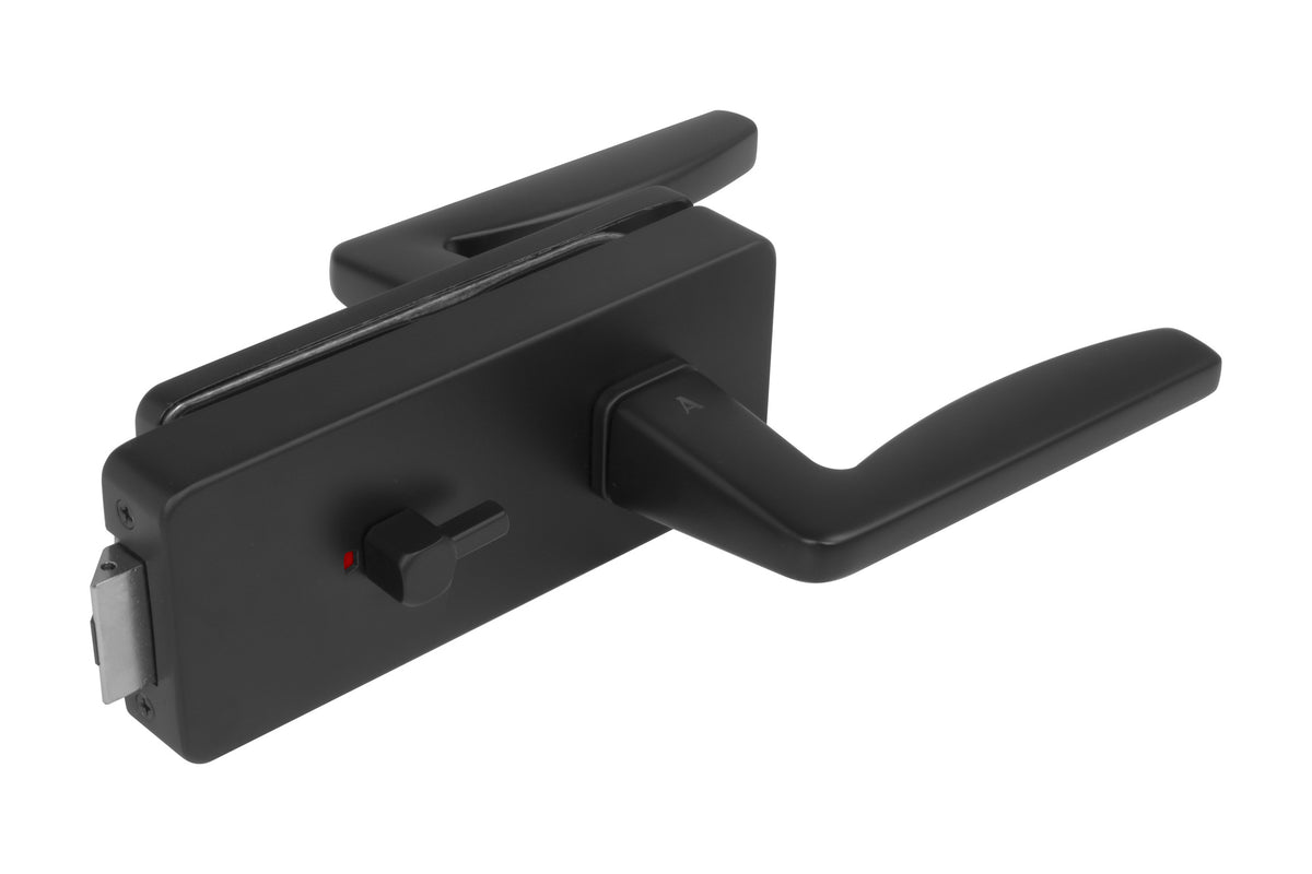 MP - Unikátní R8 - zámek pro sklo s rukojetí Erba - WC - zámky pro skleněné dveře