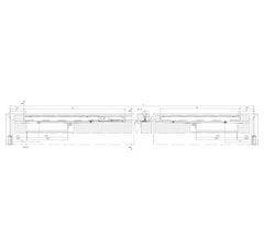 GZ - Boxer ISM Strip pro 2 listné dveře