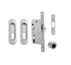 FT - Oválná sada posuvných dveří - PZ / D - skořápky a kliky pro posuvné dveře