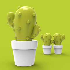MTM - Klíč - Green Cactus - Klíčové prsteny