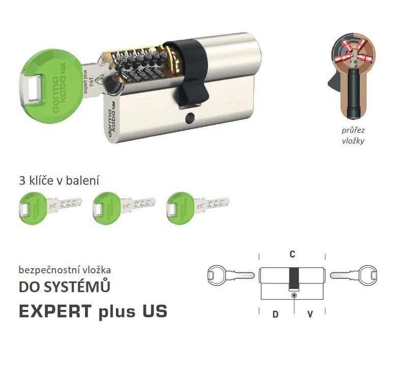 DK - Expert Plus US - Systémové bezpečnostní vložky - BT4