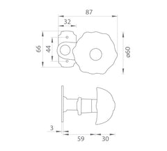 LR - Kulička offset PORT 388/358 - Kuličky offset na rozety