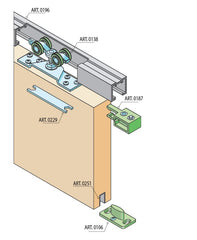 SC - Posuvný systém série 100 tichý 120 kg