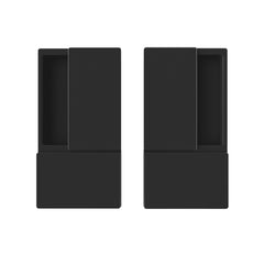 AGB - vlnové skořápky pro posuvné dveře bez otevření - skořápky a kliky pro posuvné dřevěné dveře