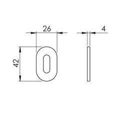 VM - rozeta - 4UOR - Úzké oválné rozety