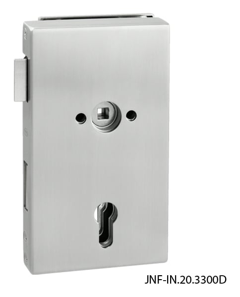 JNF - B Fittings pro skleněné dveře čtvercová rozeta