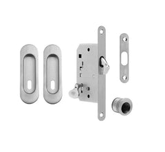 FT - Oválná sada posuvných dveří - BB / D - skořepiny a kliky pro posuvné dveře