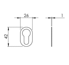 VM - rozeta - 1UOR - Úzké oválné růžice