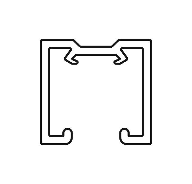 SC - Hliníkový profil 100 SILENT do 120 kg MB, ART.0196