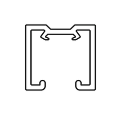 SC - Hliníkový profil 100 SILENT do 120 kg MB, ART.0196
