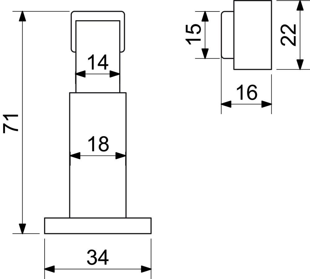 Magnetický doraz RDS.050