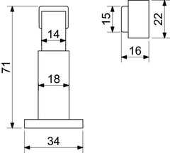 Magnetický doraz RDS.050