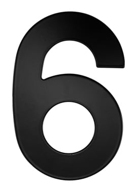 MP - Číslo domu "6" - 152 mm