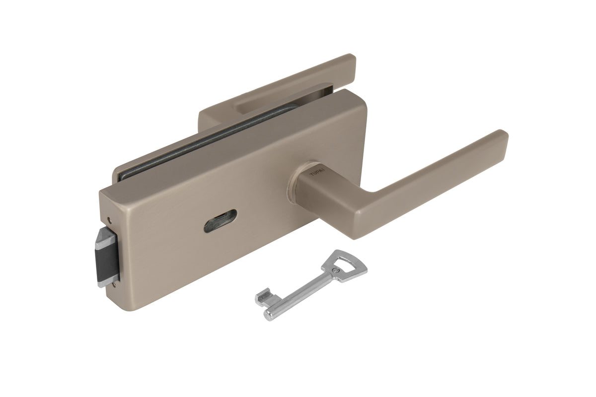 TI - zámek pro sklo s držadlem Sonia 4025 - BB - zámky pro skleněné dveře