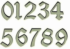 MP - číslo domu "7" - 120 mm