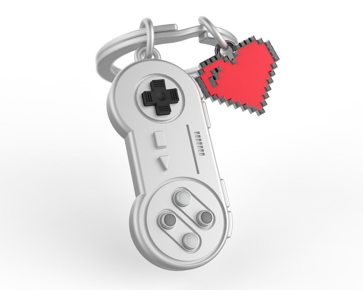 MTM - Key FOB - Retro Game Controller - Klíčové prsteny
