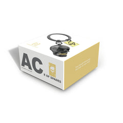 MTM - Key Fob - Black Skull - Klíčové prsteny