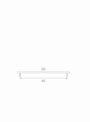 Šířka mřížky SRL - Alfa ventilační mřížka 60 x 2000 mm - šířka mřížek 60 mm