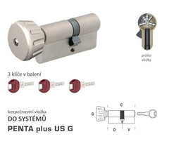 DK - PENTA plus US G - s koule - Systémové bezpečnostní vložky - BT4