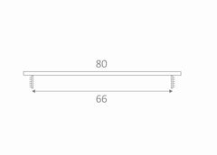 SRL - Šířka větrací mřížky ALFA 80 x 600 mm - Šířka mřížek 80 mm