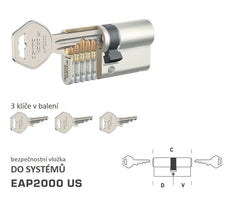 DK - EAP2000 US - Systémové bezpečnostní vložky - BT3