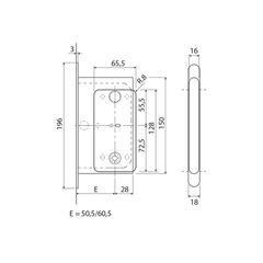 AGB - nastaven na otáčející se vlnu dveří - HR bez otevření - skořápky pro otáčející se dveře
