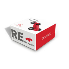 MTM - PŘÍVĚSEK NA KLÍČE - Retro formule červená - Klíčenky