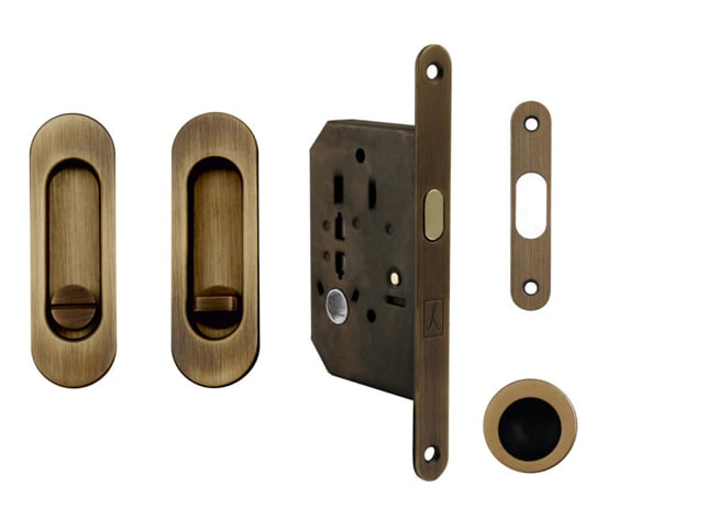 FT - Oválná sada posuvných dveří - WC