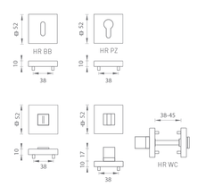 MP - Rosetta Square Rosette - HR