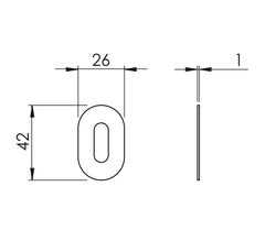VM - rozeta - 1UOR - Úzké oválné růžice