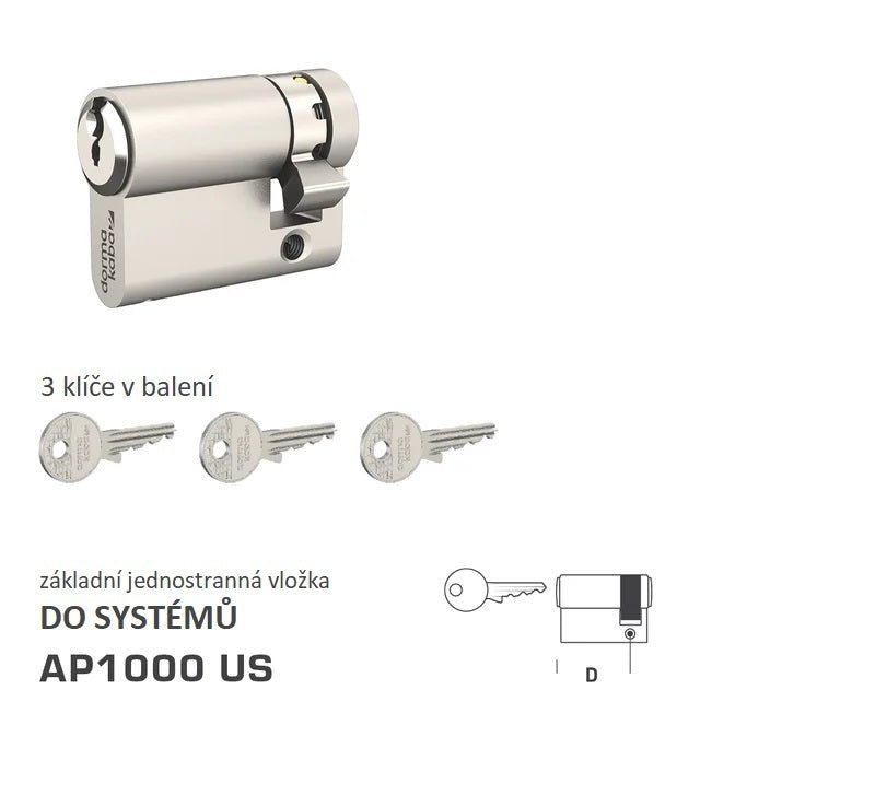 DK - AP1000 US jednostranný - Systémové stavební vložky