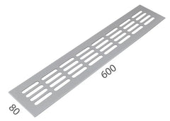 SRL - Šířka větrací mřížky ALFA 80 x 600 mm - Šířka mřížek 80 mm